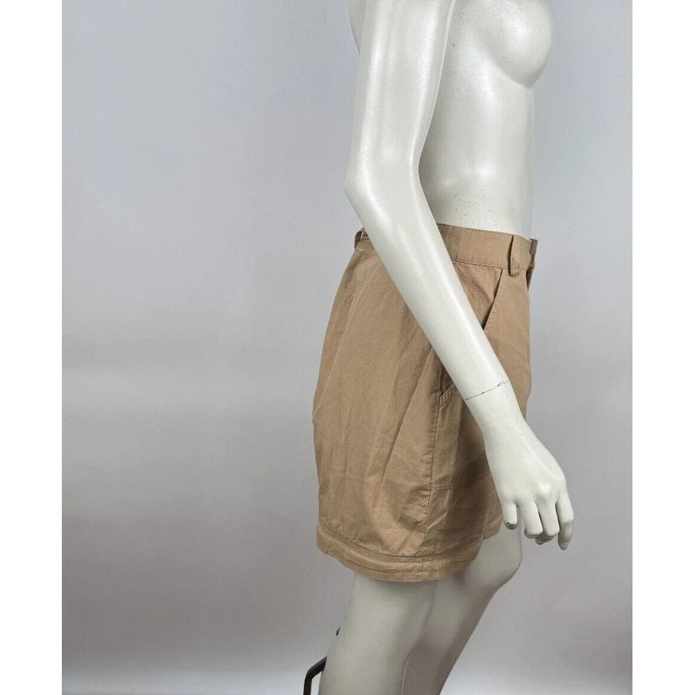 Bohme Cassie Convertible Skirt Women‎ M NWT Pockets Cotton Zip Closure Maxi Mini